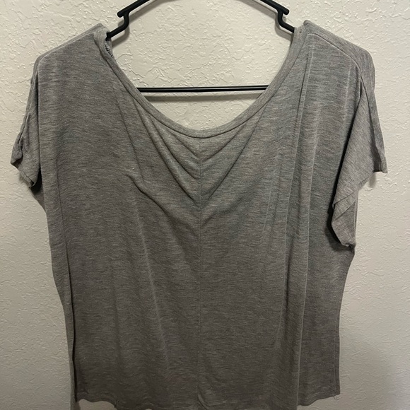 Slouchy Gray Top - Picture 2 of 2